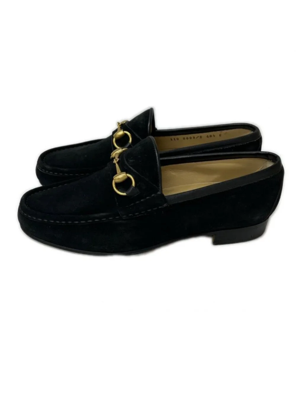 Gucci 110 2 Suede Horsebit Loafers
